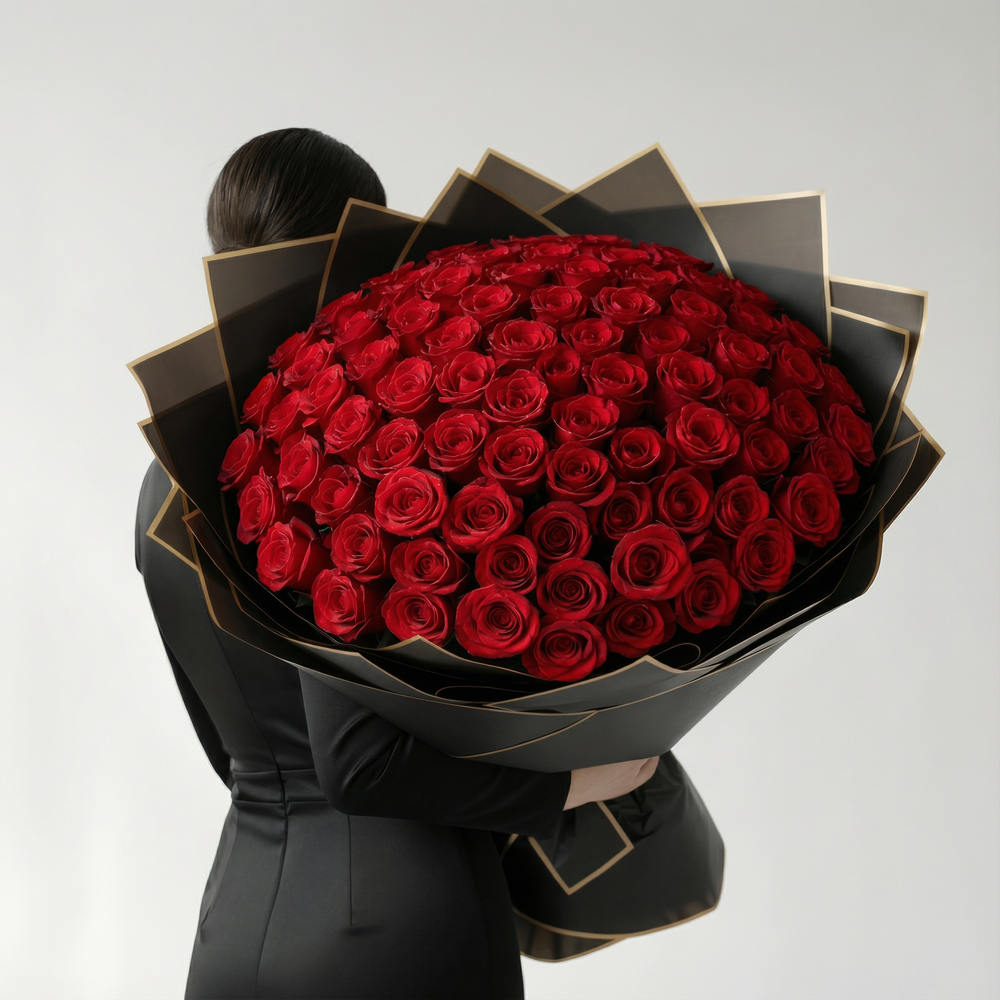 100 roses rouges – Impossible à oublier