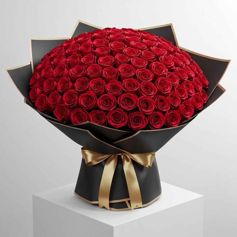 100 roses rouges – Impossible à oublier